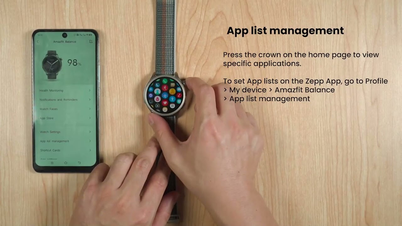 Amazfit Balance | Operation Instructions