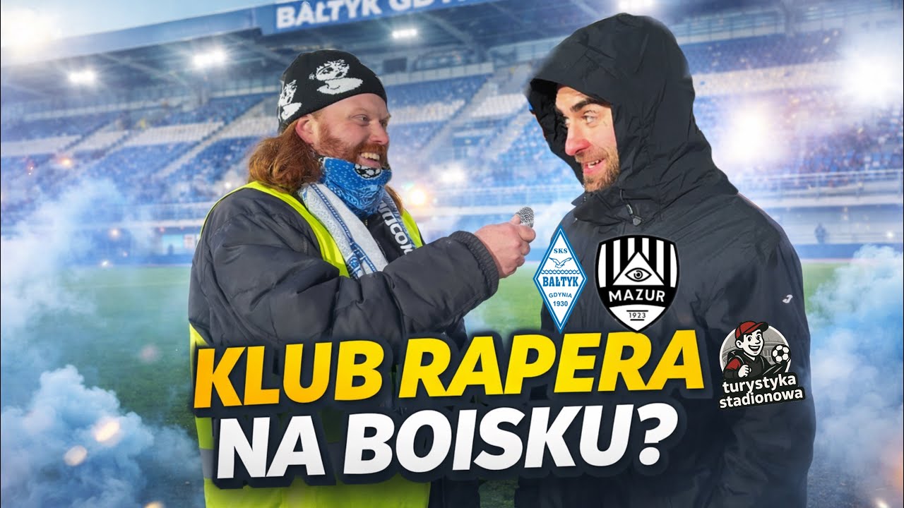 Quebonafide na boisku! Bałtyk Gdynia vs Mazur Radzymin ⚽️