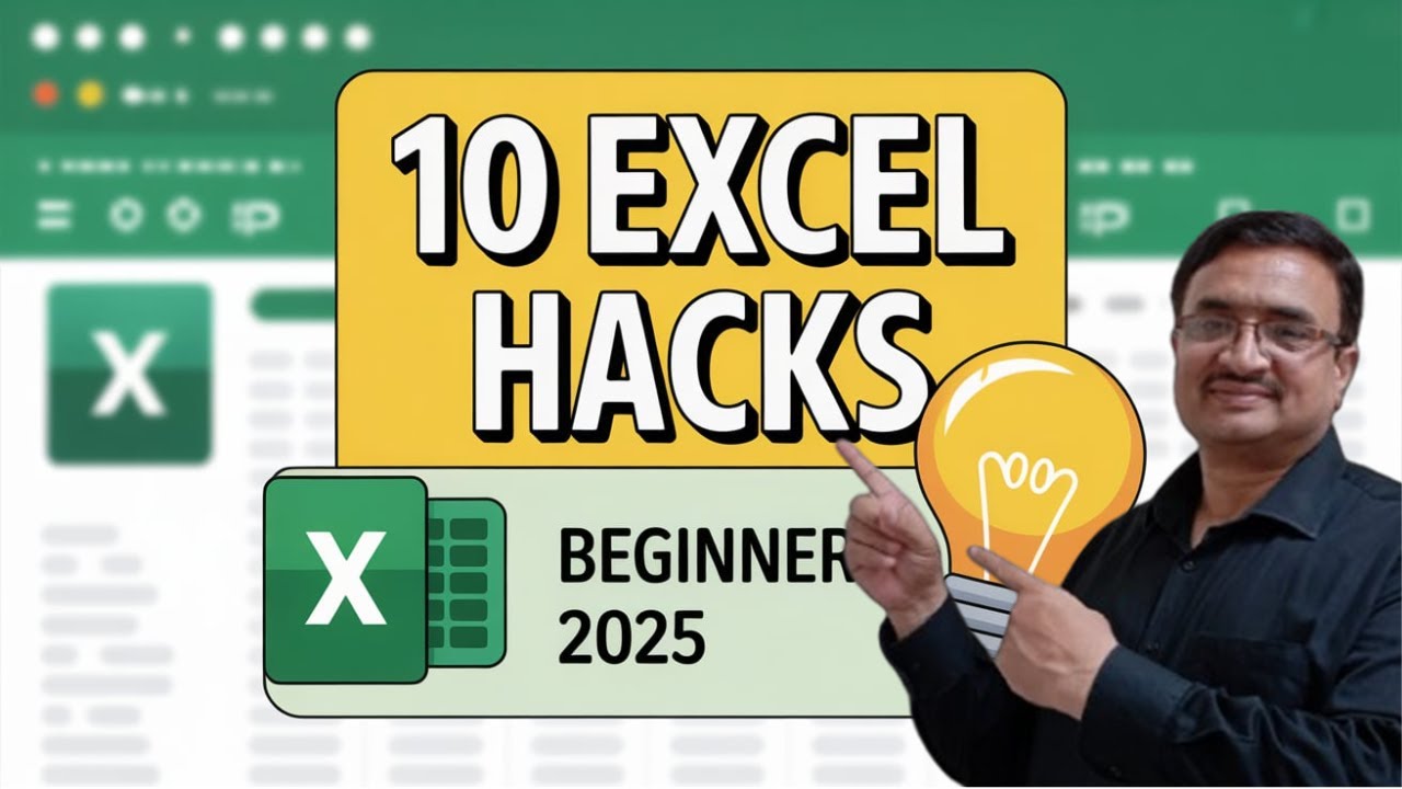 🔥 Excel 2025: 10 Powerful Tricks You Didn’t Know Exist 🚀 (Beginner to Pro)