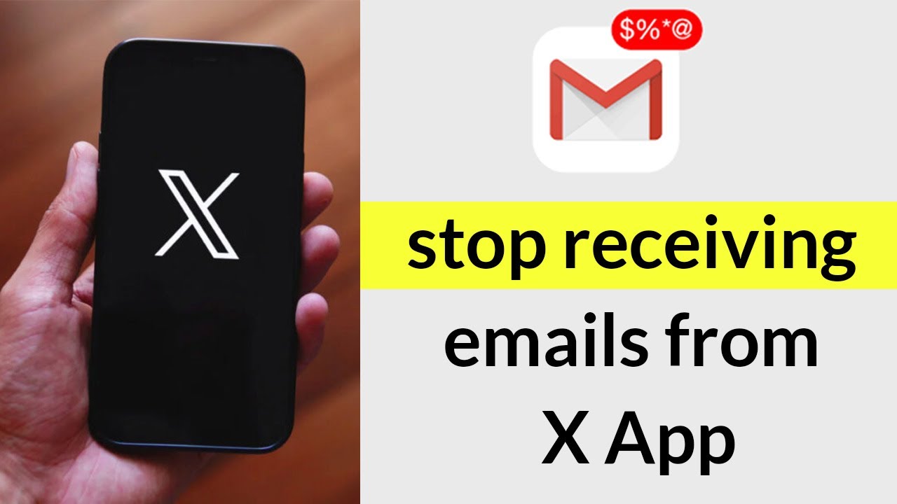 How to Disable Email Notification on X App?