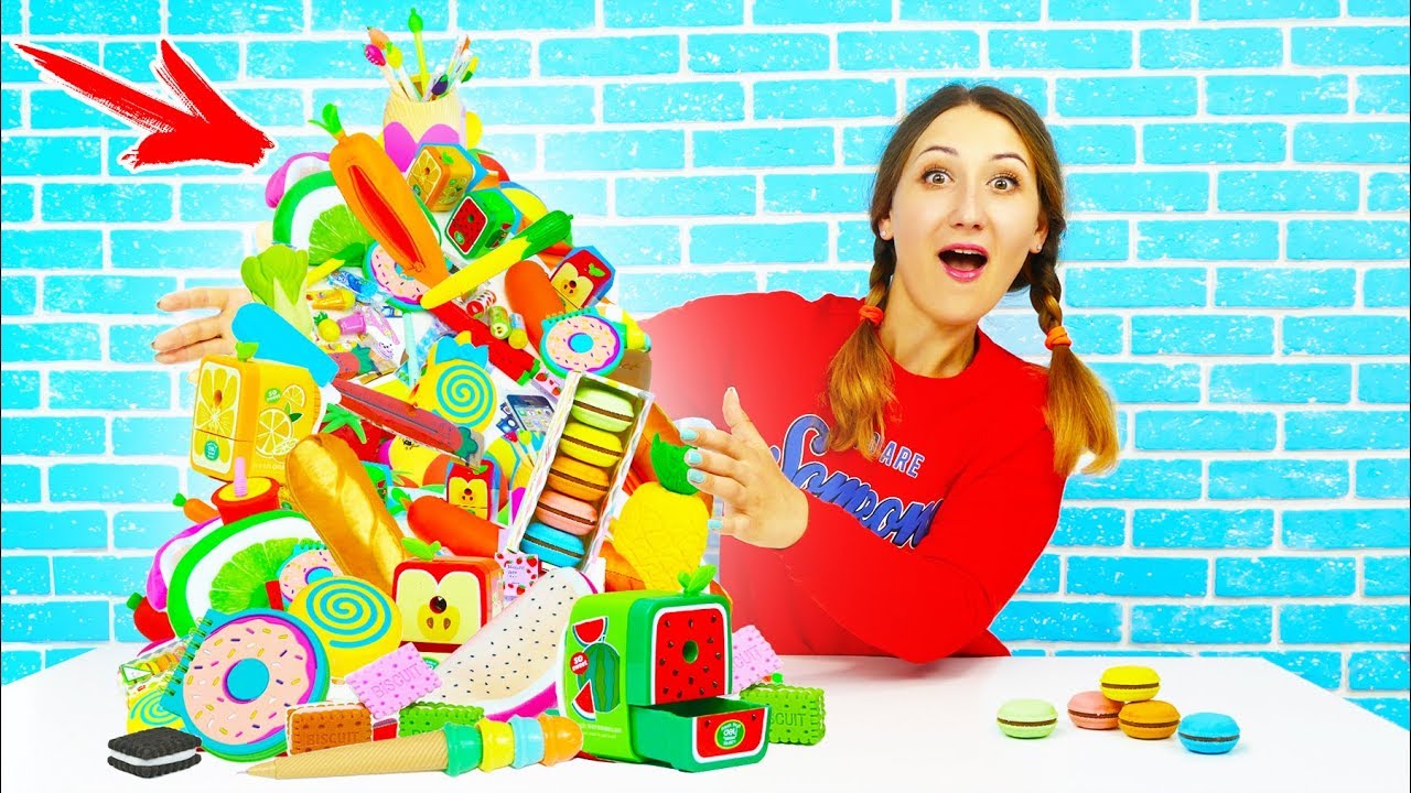 СКУПИЛА ВСЮ КАНЦЕЛЯРИЮ из КИТАЯ 😲 ОЧЕНЬ МНОГО не СЪЕДОБНОЙ КАНЦЕЛЯРИИ в виде ЕДЫ
