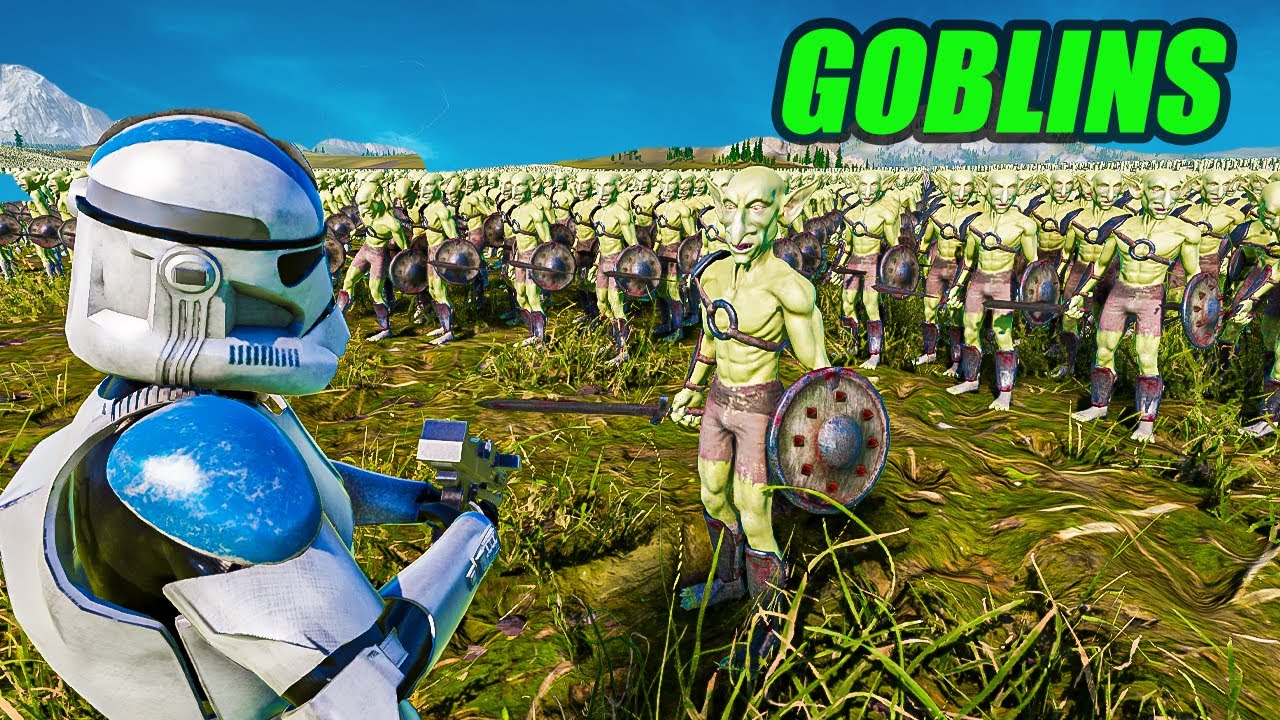 STAR WARS ARMY VS VALLEY GOBLINS  - UEBS 2 | BATTLE SIMULATOR 2 (4K)