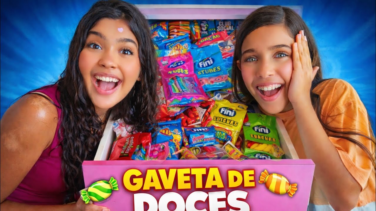 MONTAMOS UMA GAVETA DE DOCES SECRETA!!😱