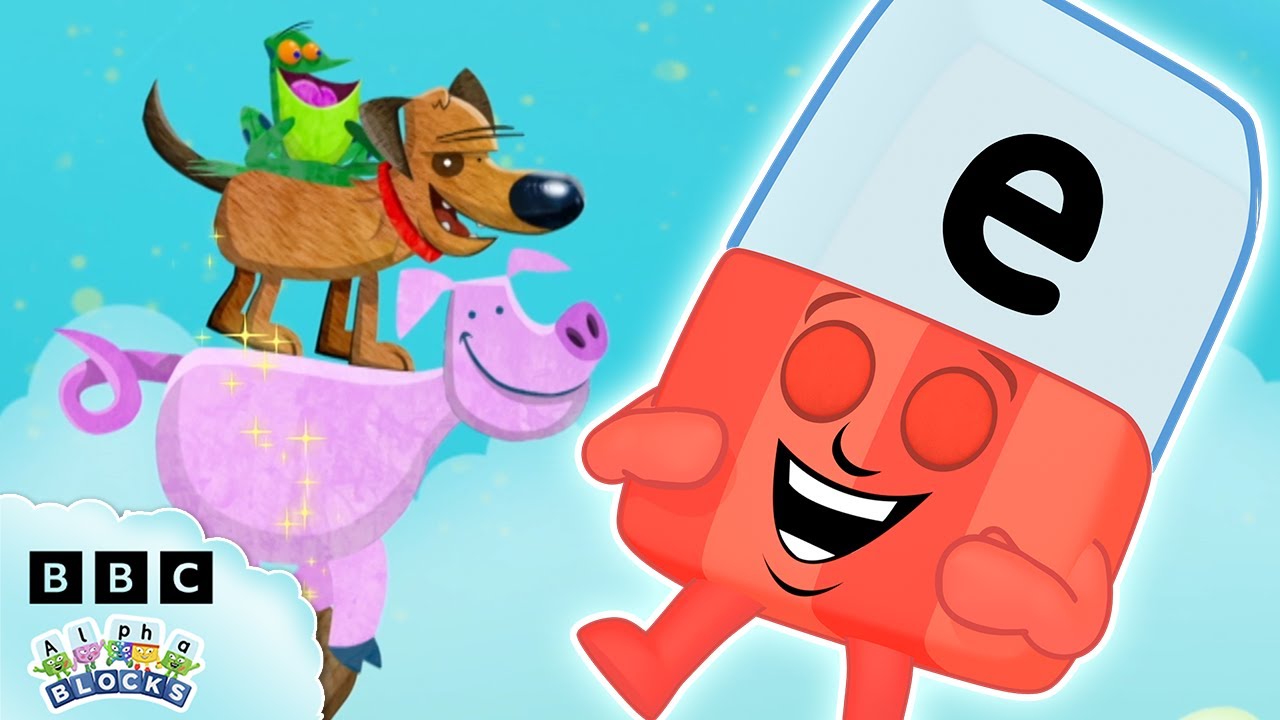 Frog on a Dog | Alphablocks Full Episode - S3 E7 | Learn to Read | @officialalphablocks