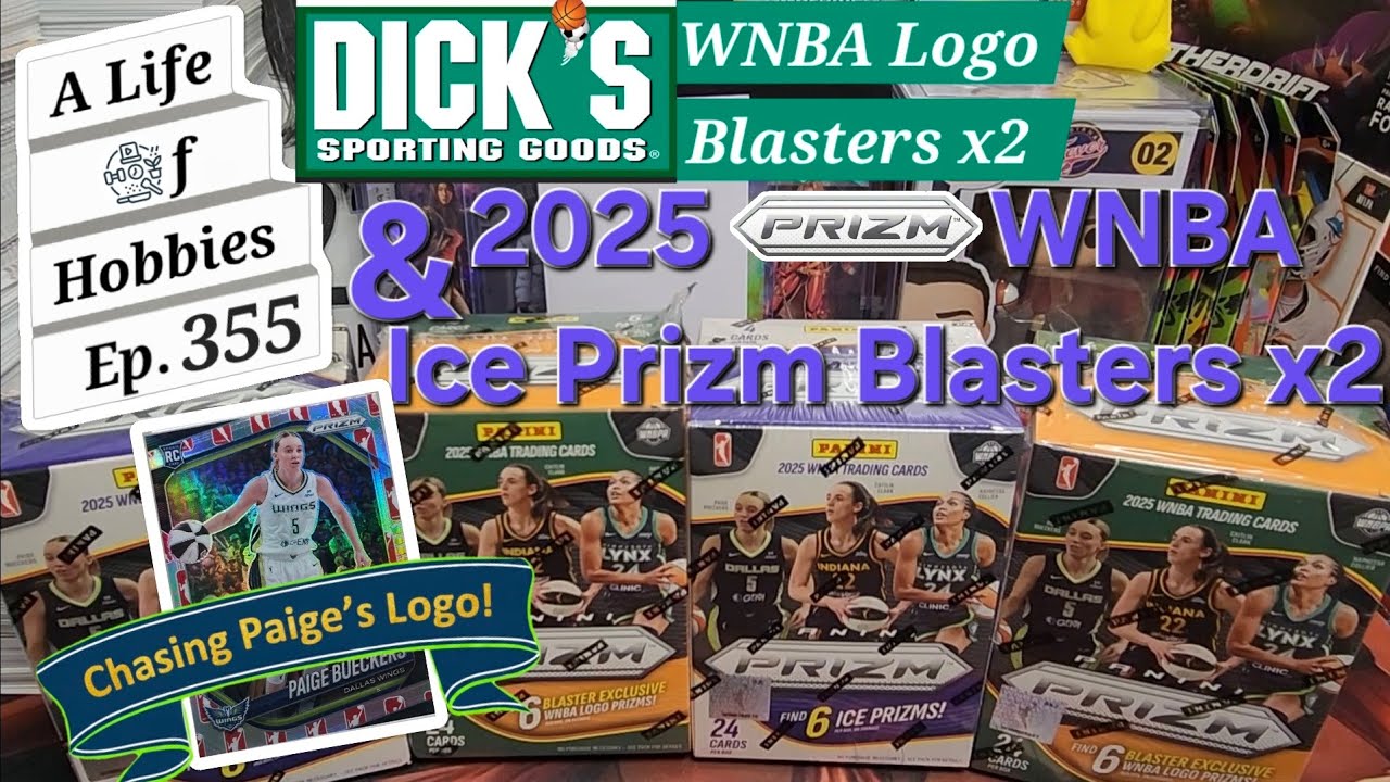 Chasing Paige! 2025 Prizm WNBA Dick's Exclusive Logo Blasters e355