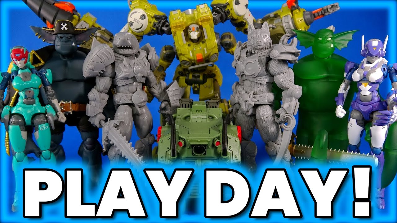 Play Day! Small Business Edition! Astrobots Plunderlings GridIron Studios Morphonauts!