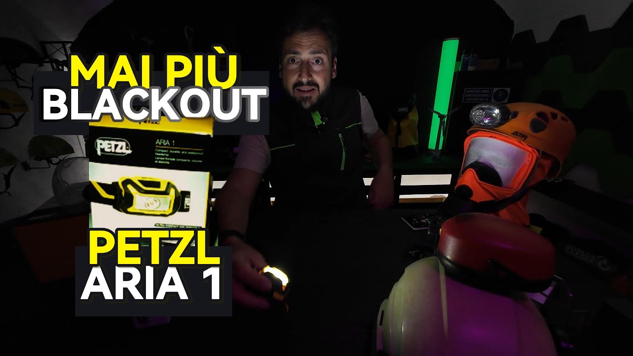 No blackout con Petzl aria 1 - La lampada frontale definitiva che devi avere. Recensione al buio