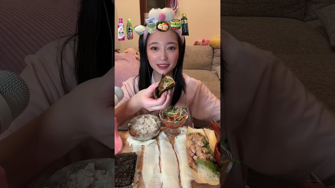 えんがわの刺身🐟 sashimi ASMR🥢 【咀嚼音】 #food #mukbang
