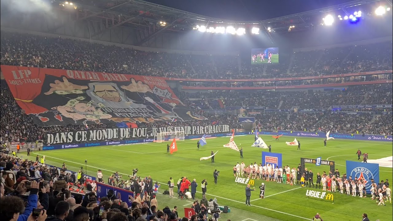 Ambiance avant-match OL 2-3 PSG | 23 f&eacute;vrier 2025 | Parc Olympique Lyonnais