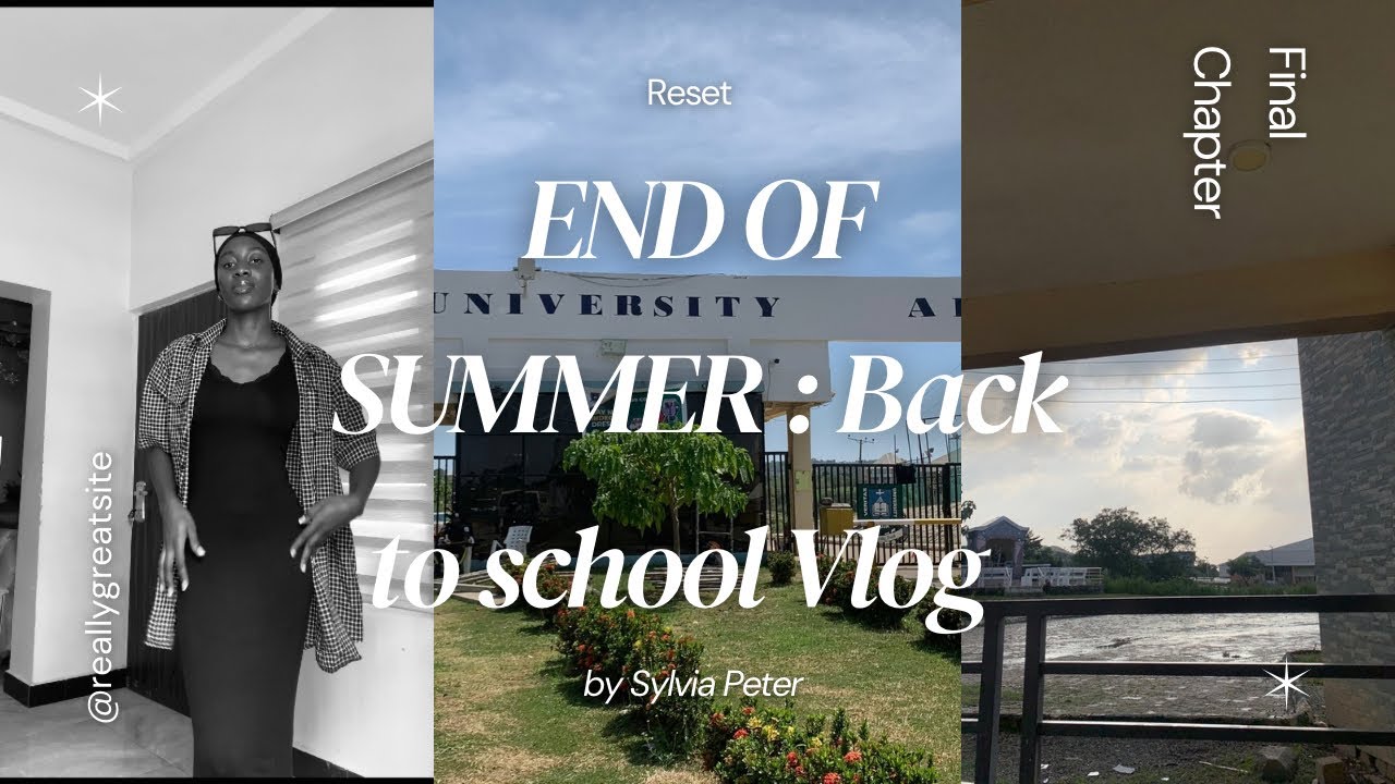 END OF SUMMER/ Back to school Vlog