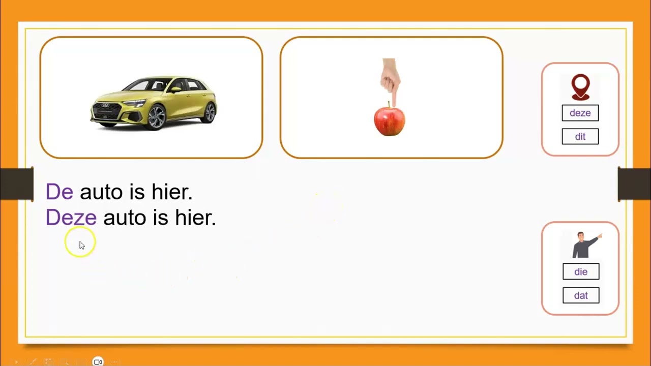 Uitleg NT2 aanwijzend voornaamwoord hier en daar