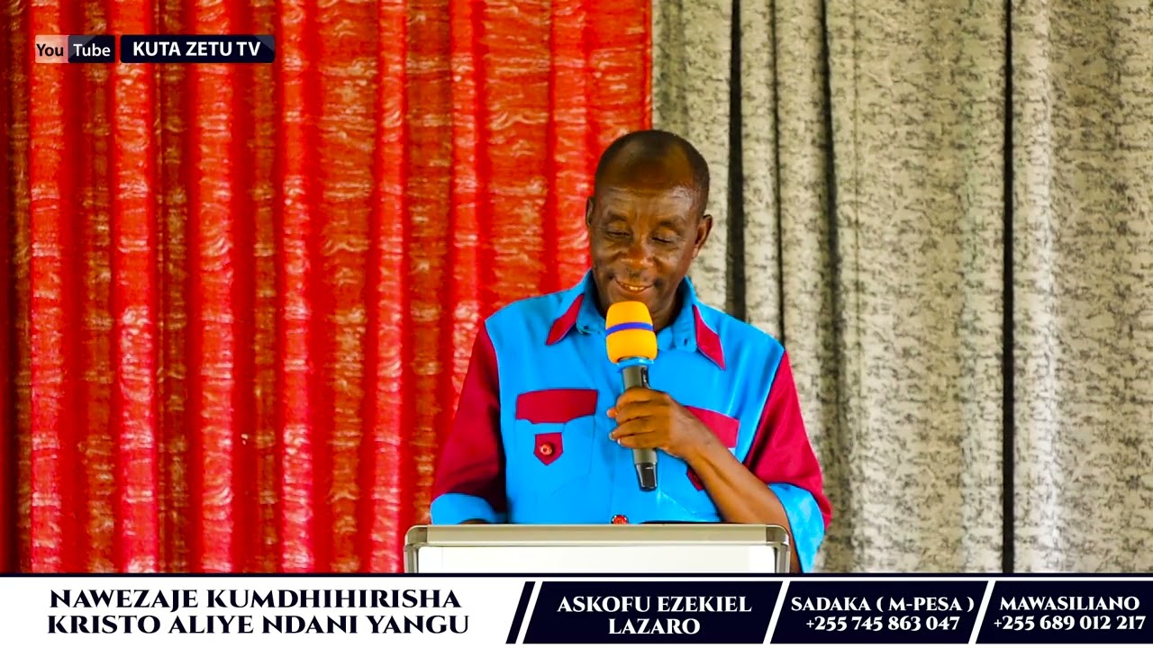 NAWEZAJE KUMDHIHIRISHA KRISTO ALIYE NDANI YANGU -  BISHOP EZEKIEL LAZARO