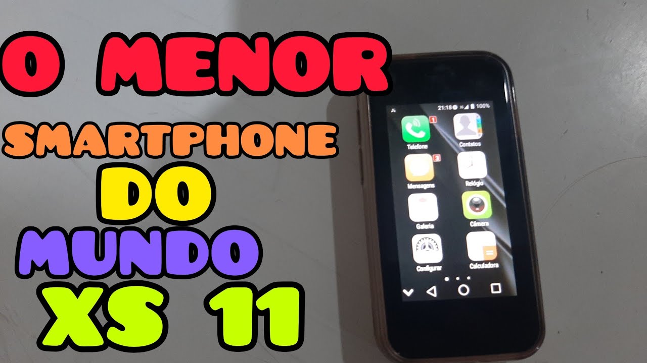 O MENOR SMARTPHONE ,PROS E CONTRA  [ SOYES XS11]