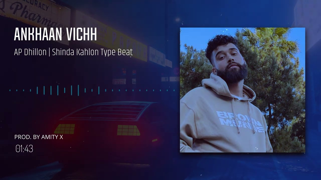 [SOLD] AP Dhillon x Shinda Kahlon Type Beat  - ANKHAAN VICHH | synthwave punjabi Instrumental 2022
