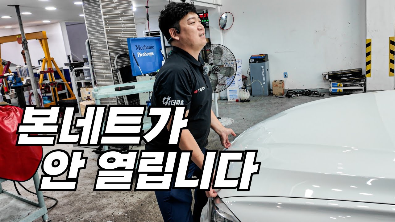 본네트가 안열리는 차량, 이렇게 열었습니다! /BMW F30 325d