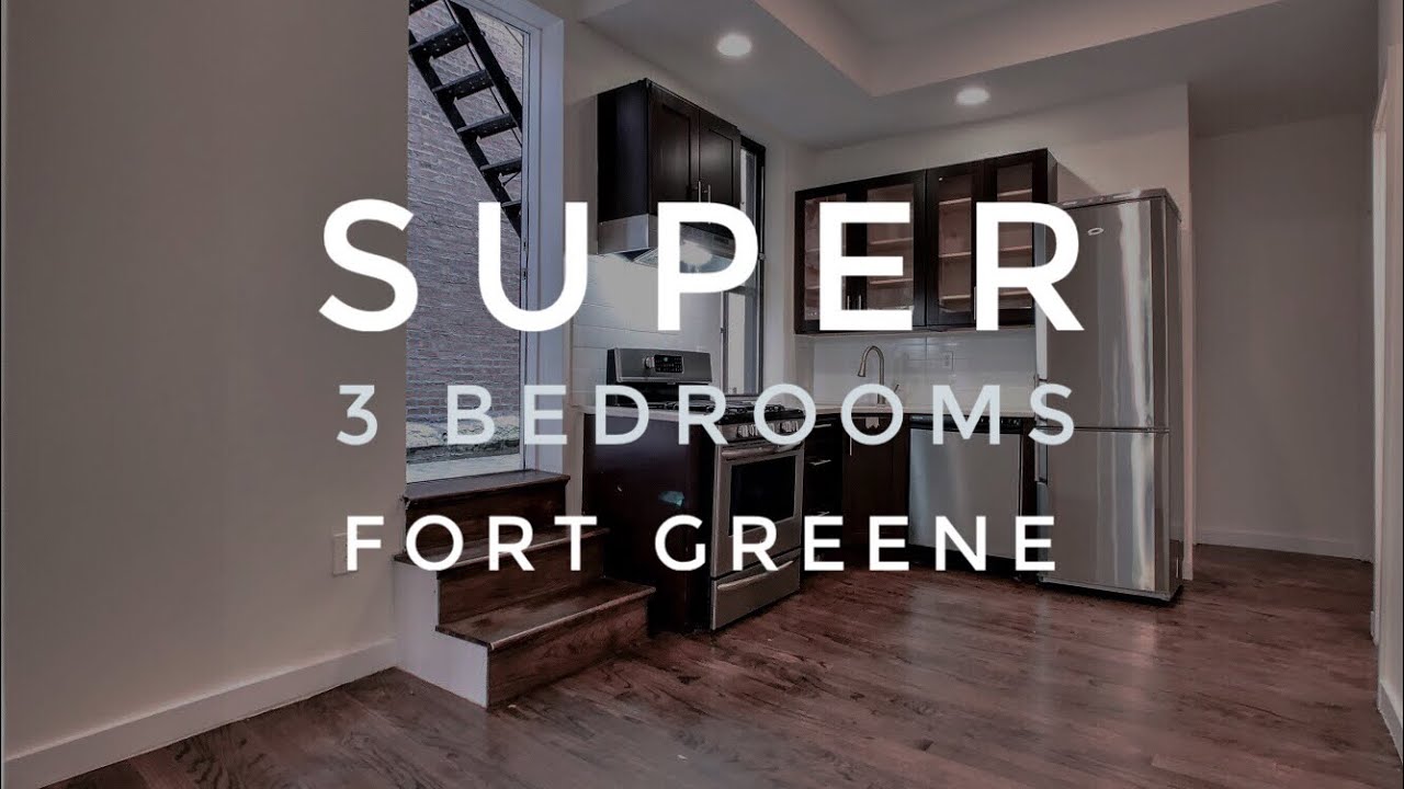 Video Tour of Incredible 3 Bedrooms Apartment in Prime Fort Greene with Private Outdoor Space! NYC