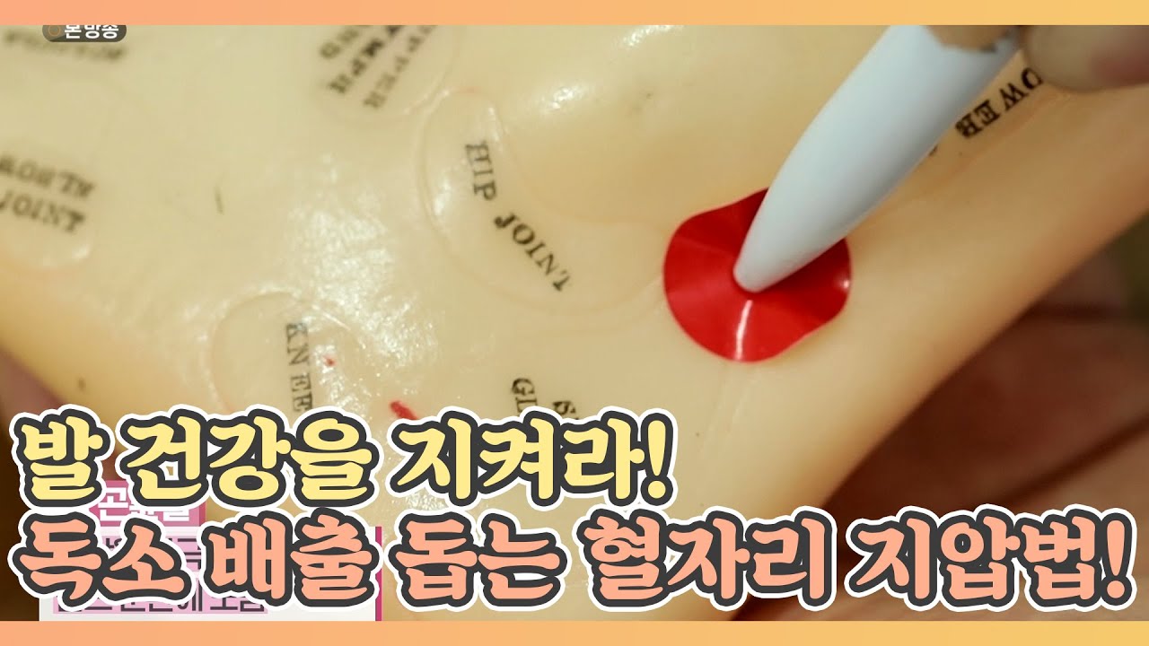 발 건강을 지켜라! 독소 배출 돕는 혈 자리 지압법 MBN 210423 방송