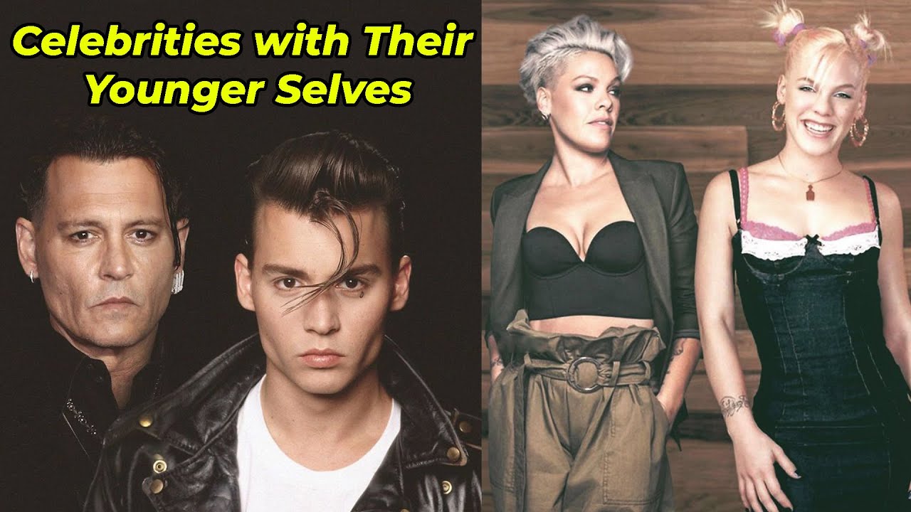 Ultimate Throwback - Celebrities with Their Younger Selves | Celebrities Then and Now