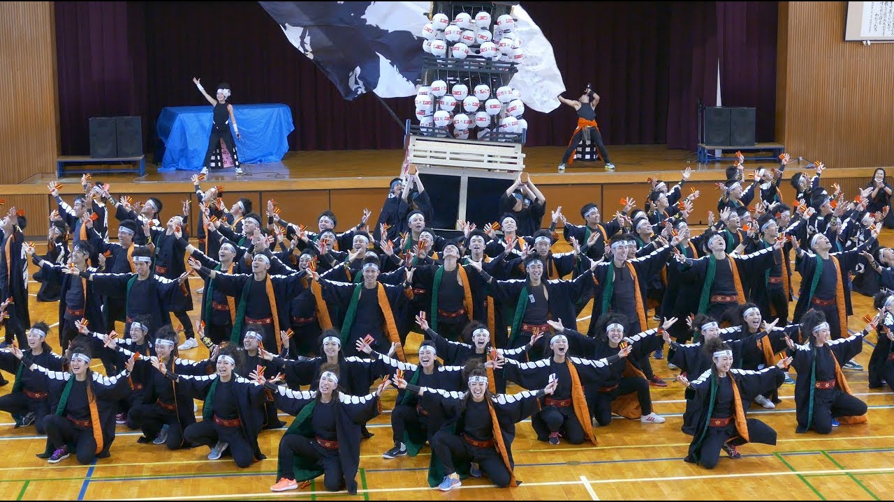 [4K]笑゛2017犬山踊芸祭　よさナイト（中央）