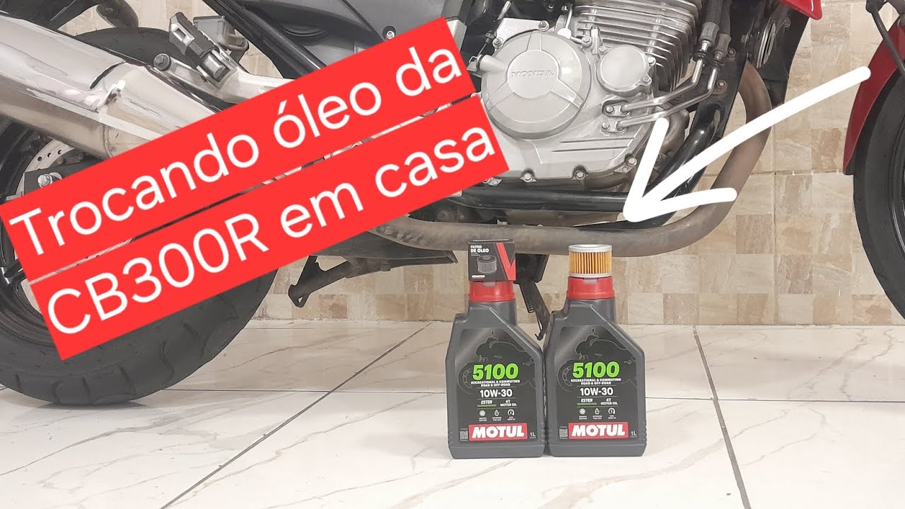 COMO TROCAR O ÓLEO DA SUA CB300R EM CASA