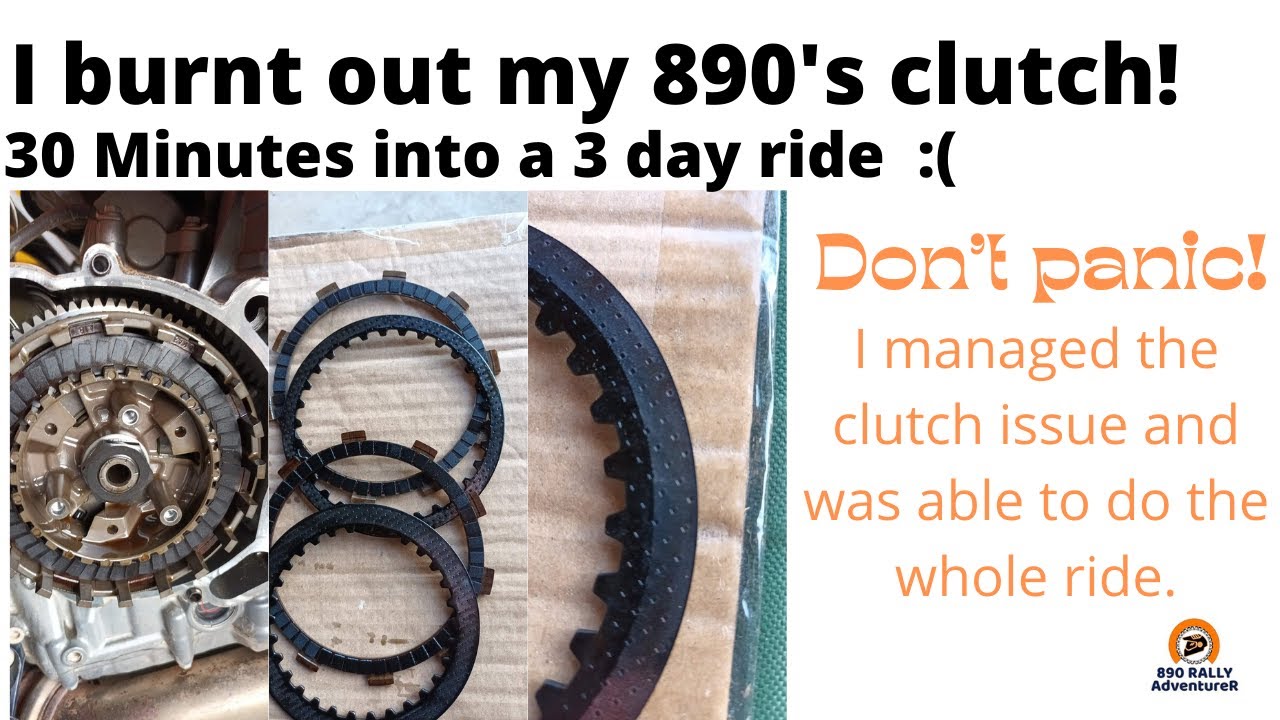 I burnt out my 890 Rally's clutch!