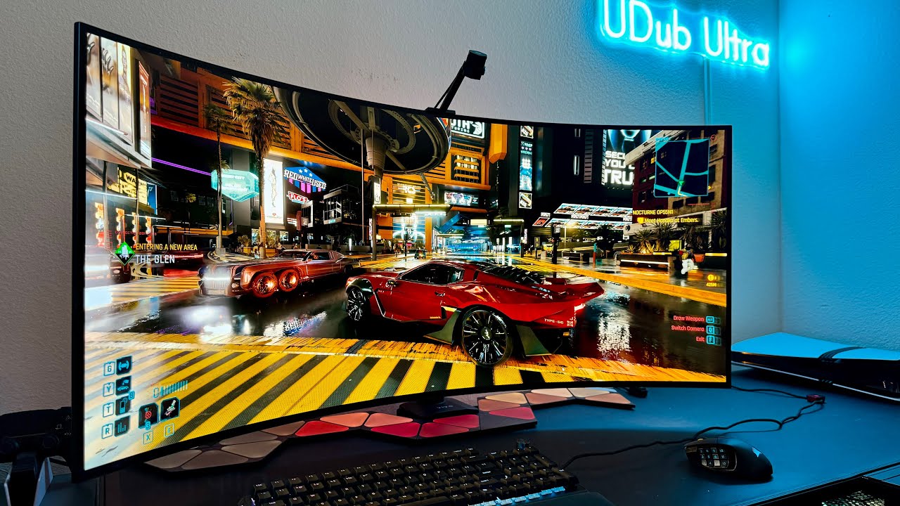 Cyberpunk 2077 HDR Gameplay Looks INSANE on PC and a LG 45