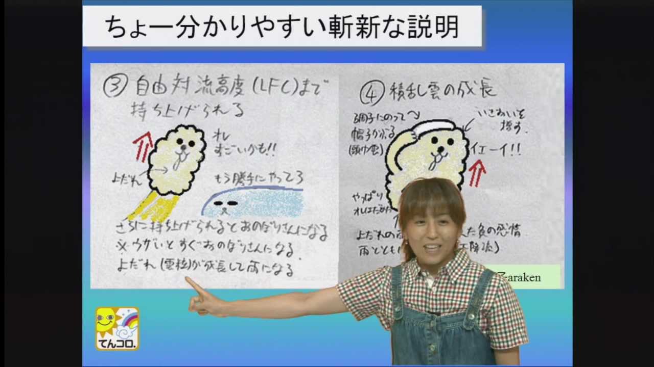 てんコロ　気象予報士講座　降水セルの一生