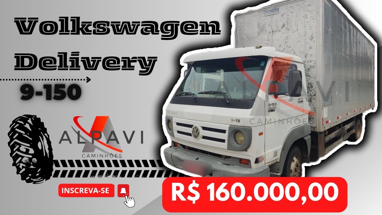 Volkswagen 9-150 Delivery Ano 2011 com Baú 6,20m Unico Dono 3/4 a Venda
