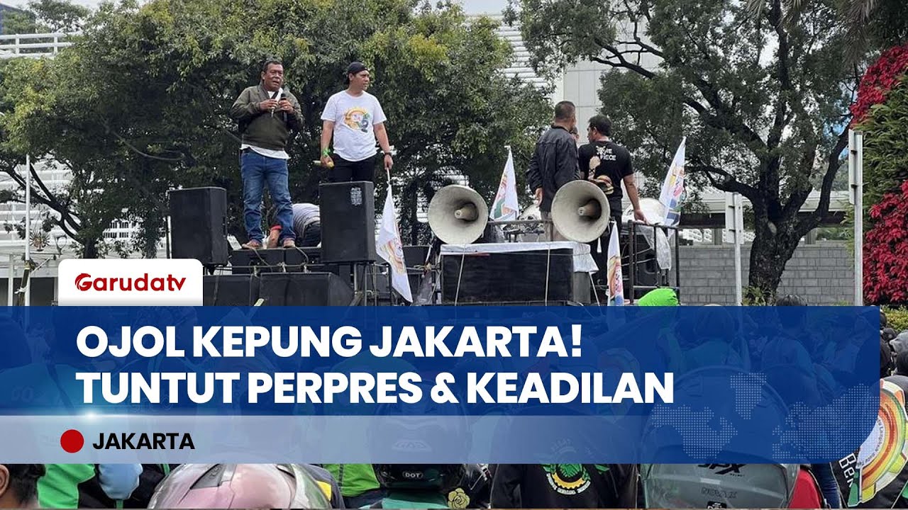 Tagih Janji! Ratusan Driver Ojol Demo di Jakarta Tuntut Perpres Regulasi & Kesejahteraan
