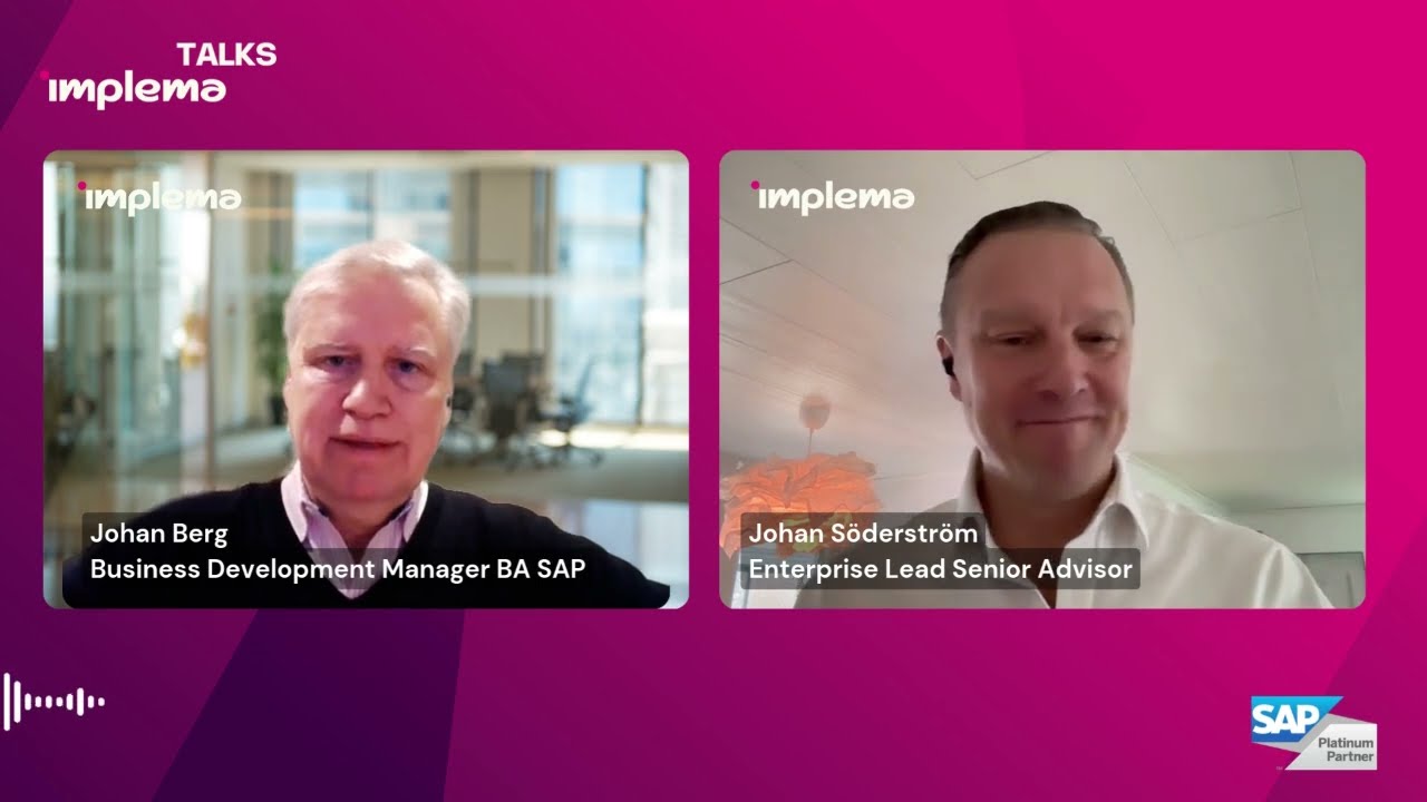 How & where to get started when moving into SAP Business Data Cloud? - Implema Talks with Johan Berg