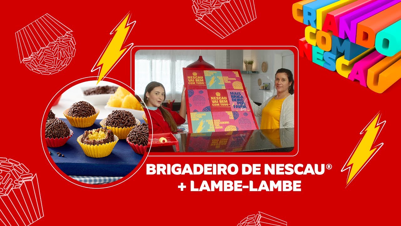 Brigadeiro de NESCAU® e Lambe-Lambe - Receitas Nestlé