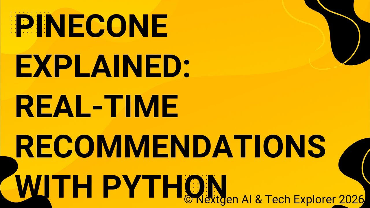 Pinecone Explained Real-Time Recommendations with Python