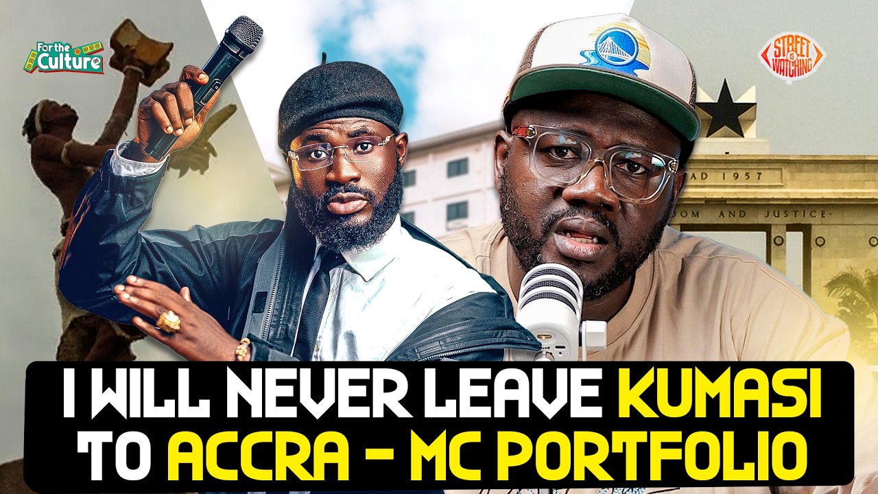 I will never leave Kumasi to work in Accra , I will stay here and make it - MC Portfolio. 