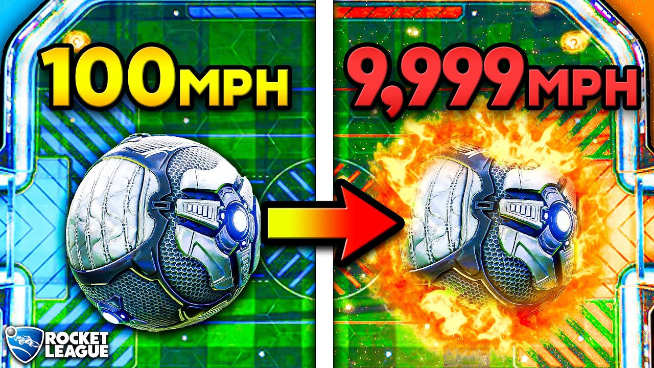 Rocket League, but the FIELD SPEEDS UP THE BALL