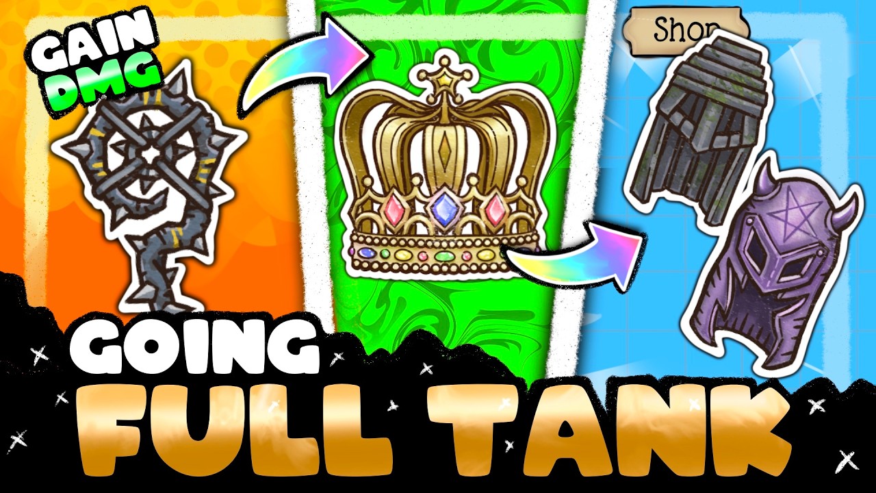 Going Full Tank - Spiked Staff, Caps & Crowns | Backpack Battles