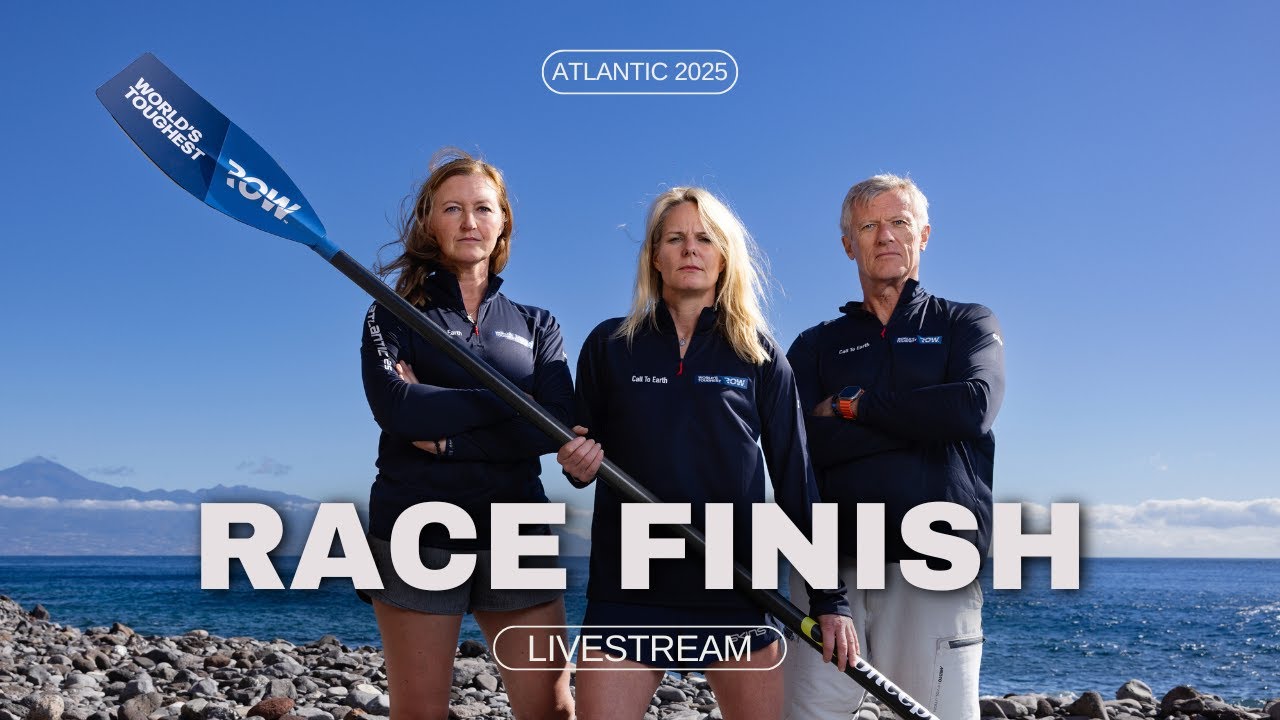 Race Finish Livestream | Call To Earth 🇬🇧 | World's Toughest Row - ATLANTIC 2025