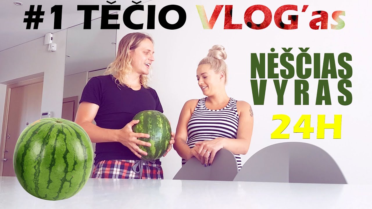 24 valandas NĖŠČIAS VYRAS | #1 Tėčio video blogas