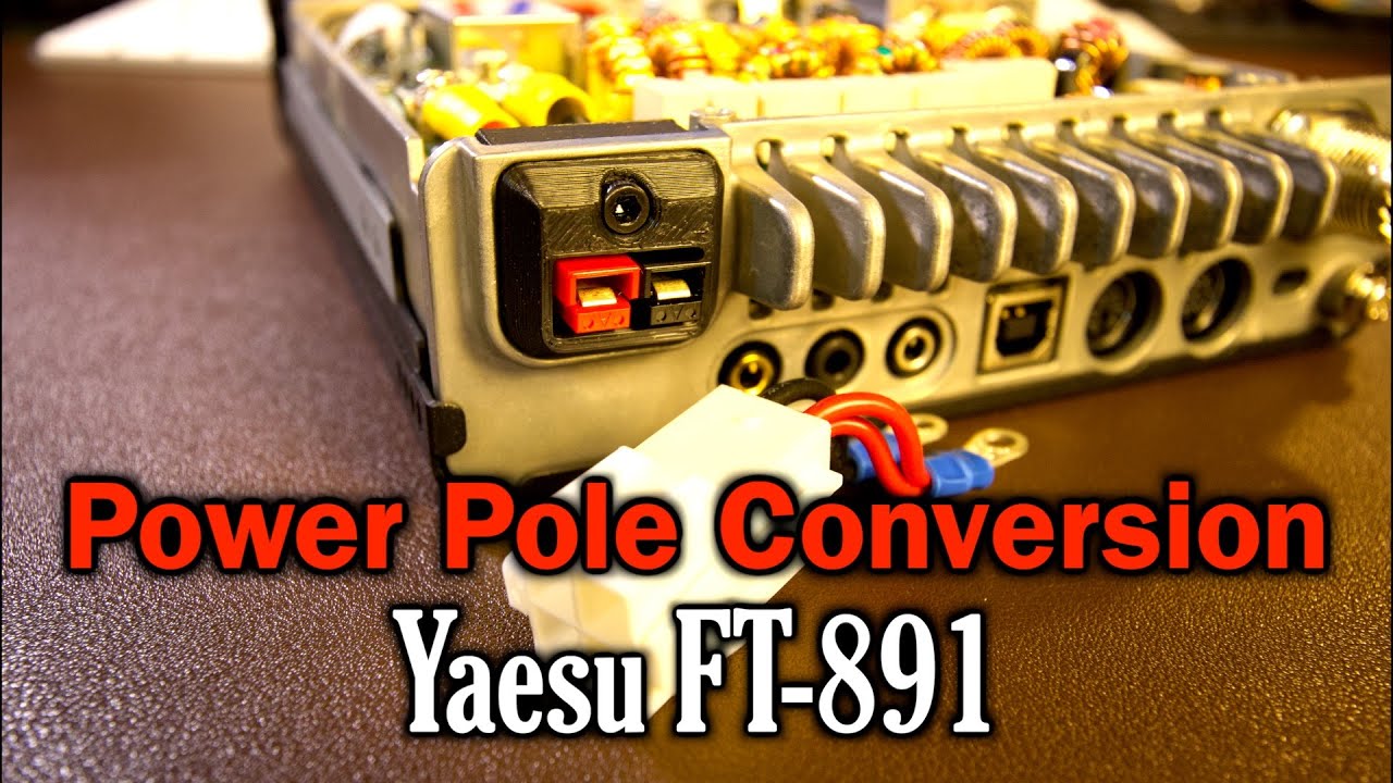 Power Pole Conversion for the Yaesu FT-891 | Power Pole Mod | Power Molex Change Out
