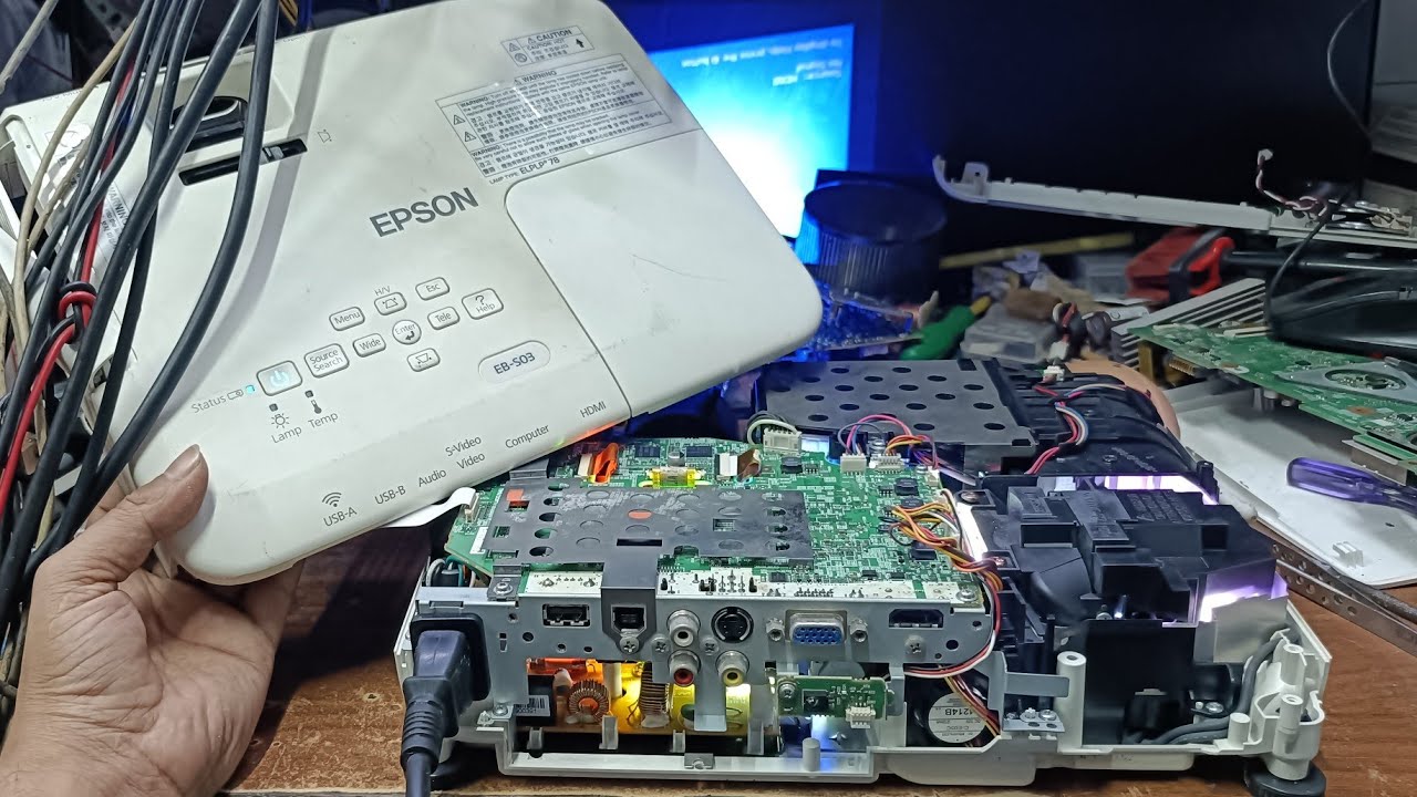 Epson projector repair no power LED /Epson eb-s03 projector repair no power LED 