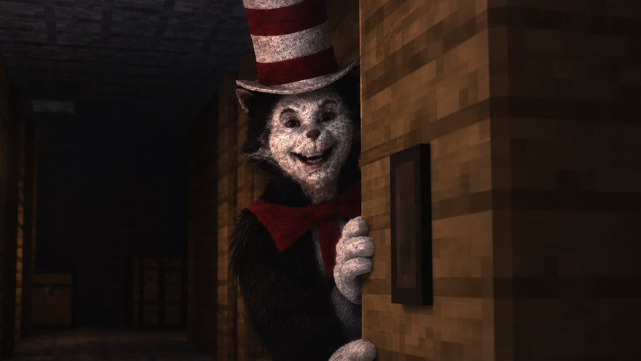 Minecraft's NEW Cat in the Hat Mod is TERRIFYING..