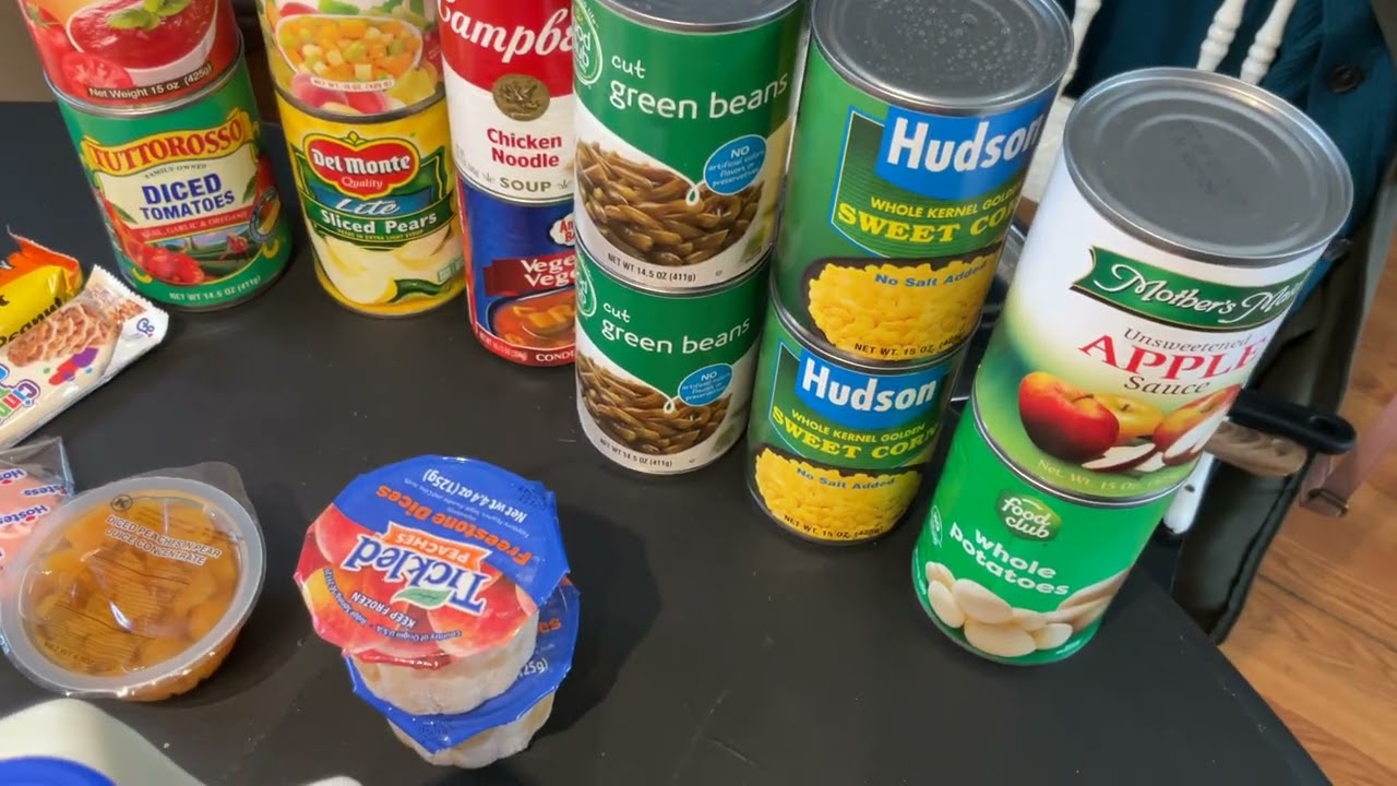 February 6, 2026   Snowy Food bank Haul!
