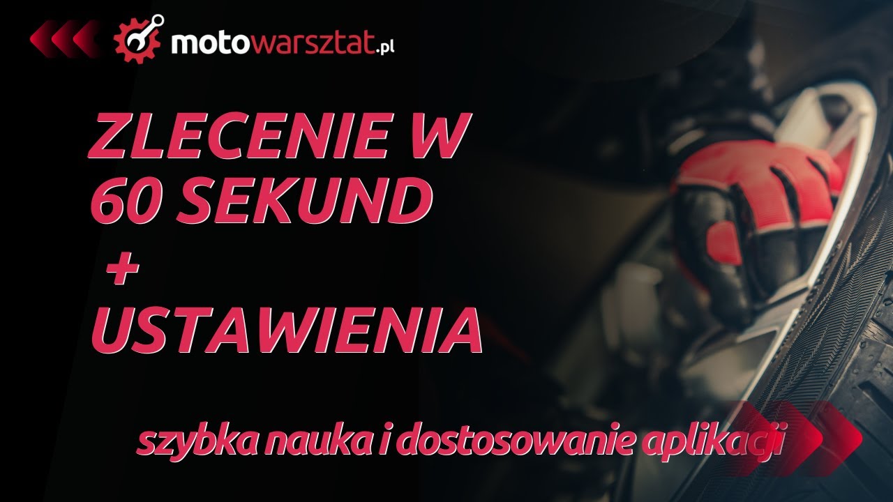Szybkie zlecenie w wulkanizacji: oprowadzenie po funkcji i ustawieniach MOTOWARSZTA.PL