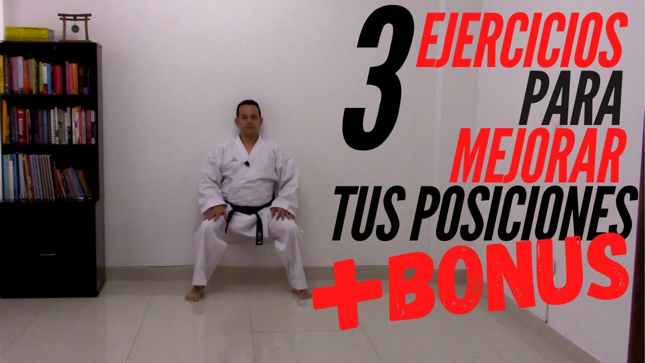 👍MEJORA❗❗ las POSICIONES BÁSICAS DE KARATE SHOTOKAN con estos 3 ejercicios + BONUS