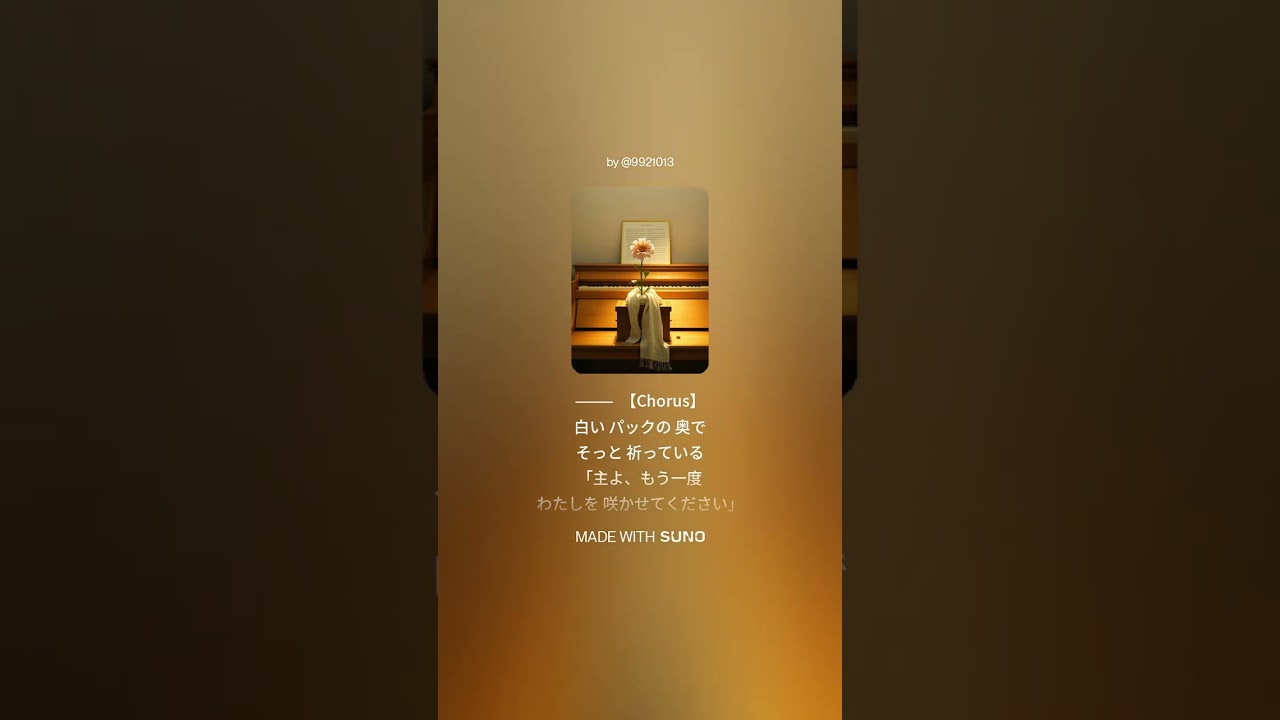 「もう一度咲かせてください」賛美