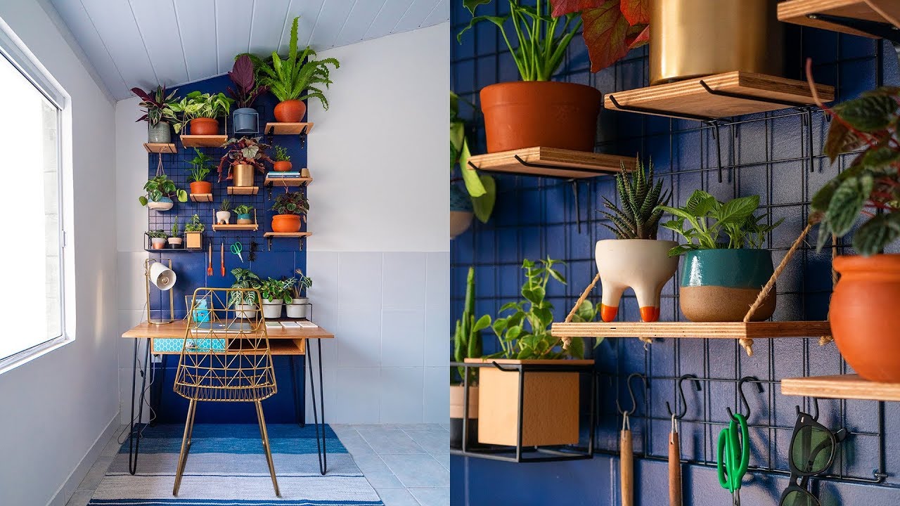 DIY - URBAN JUNGLE NA PAREDE | Reforma do Quarto