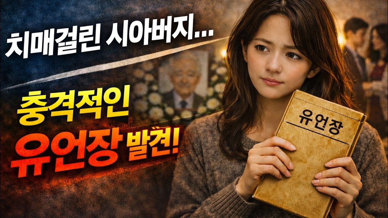치매 걸린 시아버지를 모셨습니다… 장례식 날 공개된 유언장에 제 이름이 있었습니다