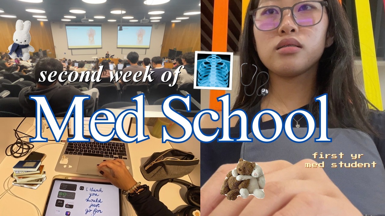 Second Week of Medical School Vlog| starting rowing, work-life balance + a teddy bear dissection 🧸