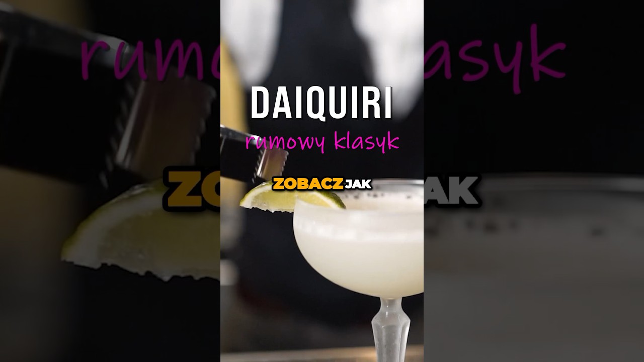 Jak zrobić drink DAIQUIRI? #daiquiri #rum #drinki #koktajle #barman