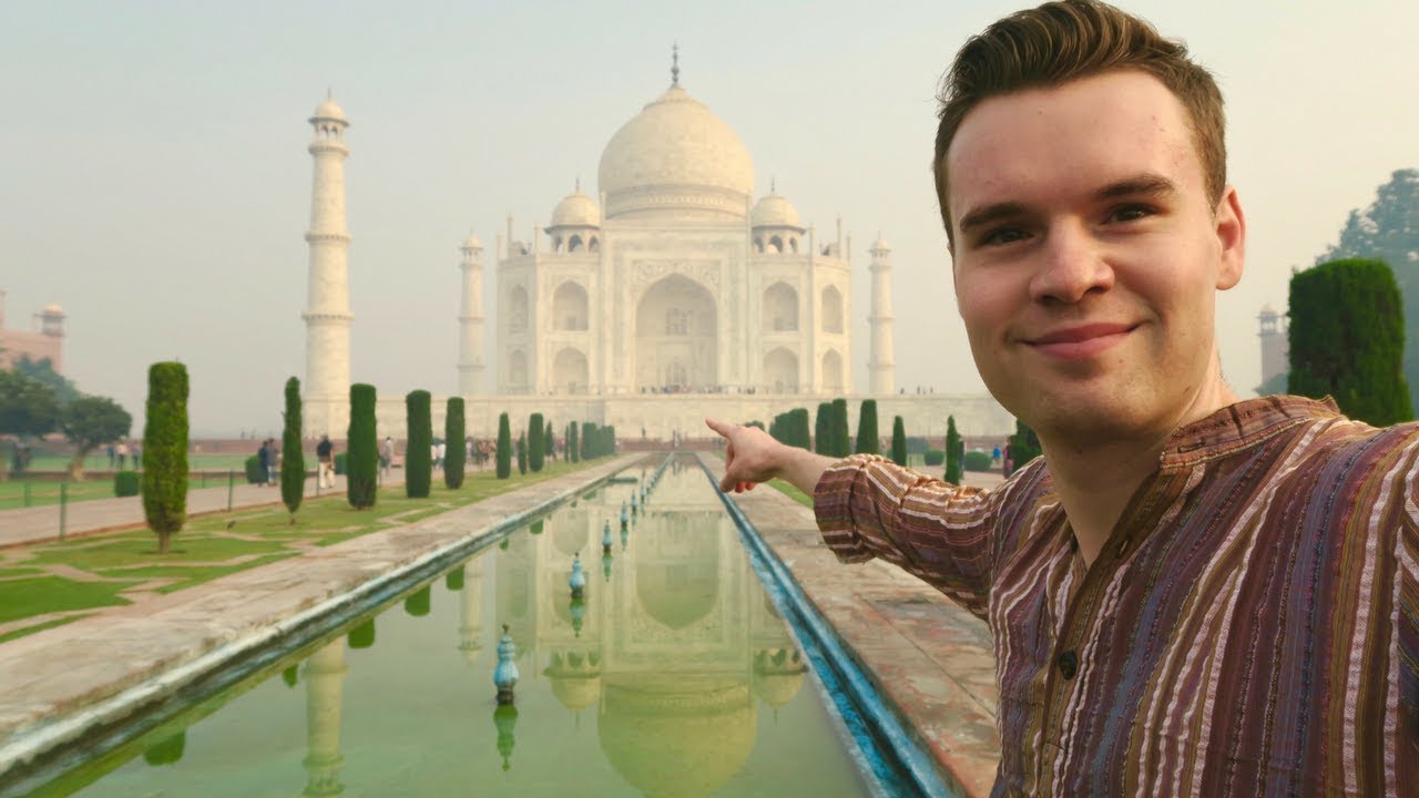 THE TAJ MAHAL FROM SUNRISE TO SUNSET - AGRA, INDIA 🇮🇳