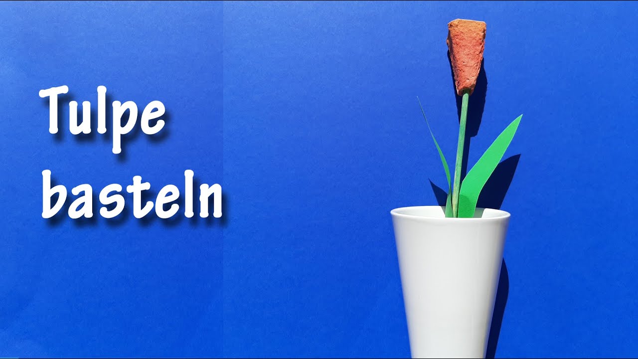 Tulpe basteln🌷